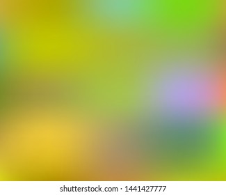 Soft color gradient background. Commercial backdrop with bright rainbow colors. Vector illustration concept. Yellow colored, natural screen design for user interface or mobile app.