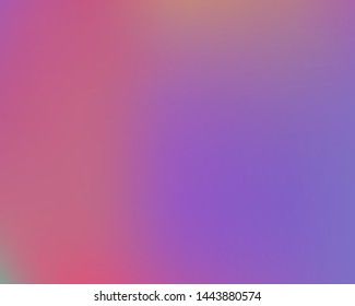 Soft color gradient background. Commercial backdrop with bright rainbow colors. Vector illustration theme. Violet colored, natural screen design for user interface or mobile app.