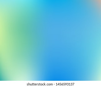 Soft color gradient background. Commercial backdrop with simple muffled colors. Vector illustration elements. Blue colored, natural screen design for user interface or mobile app.