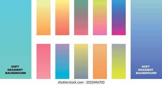 Soft color gradient background. Creative template for design, cover, banner, poster, mobile app.Soft color gradients.