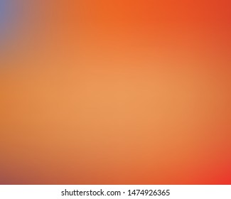 Soft color gradient background. Dynamic backdrop with simple muffled colors. Vector illustration vintage. Red colored, natural screen design for user interface or mobile app.