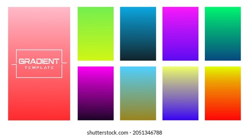 Soft color gradient background. Example for design. Vector background.