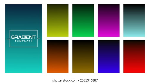 Soft color gradient background. Example for design. Vector background.