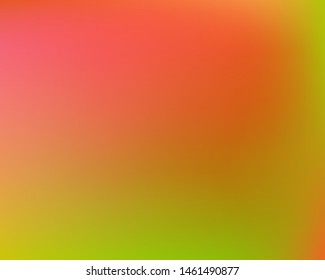 Soft color gradient background. Flat backdrop with simple muffled colors. Vector illustration elements. Green colored, natural screen design for user interface or mobile app.