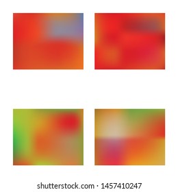 Soft color gradient background. Fluid backdrop with simple muffled colors. Vector illustration layout. Red colored, natural screen design for user interface or mobile app.