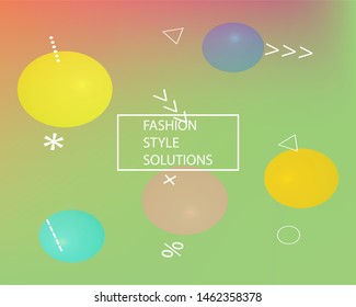 Soft color gradient background. Fluid backdrop with simple muffled colors. Vector illustration space. Green colored, natural screen design for user interface or mobile app.