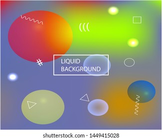 Soft color gradient background. Futuristic backdrop with simple muffled colors. Vector illustration space. Blue colored, natural screen design for user interface or mobile app.