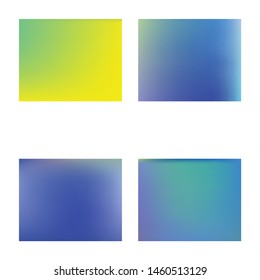Soft color gradient background. Futuristic backdrop with simple muffled colors. Vector illustration concept. Blue colored, natural screen design for user interface or mobile app.