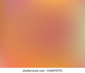 Soft color gradient background. Light backdrop with bright rainbow colors. Vector illustration art. Orange colored, natural screen design for user interface or mobile app.