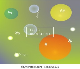 Soft color gradient background. Light backdrop with simple muffled colors. Vector illustration texture. Green colored, natural screen design for user interface or mobile app.