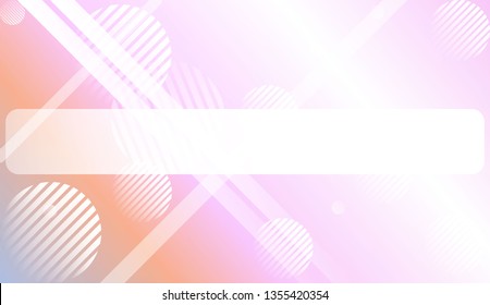 Soft Color Gradient Background with Line, Circle. For Greeting Card, Flyer, Invitation. Vector Illustration