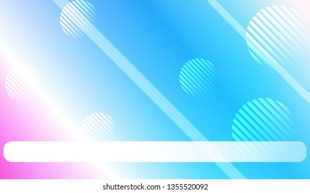 Soft Color Gradient Background with Line, Circle. For Greeting Card, Flyer, Invitation. Vector Illustration
