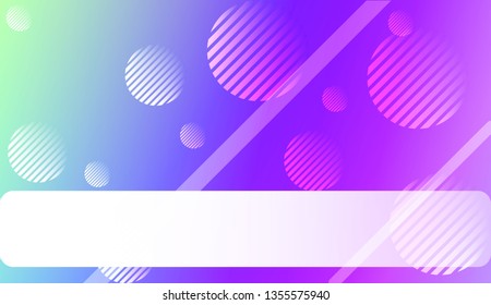 Soft Color Gradient Background with Line, Circle. For Greeting Card, Flyer, Invitation. Vector Illustration