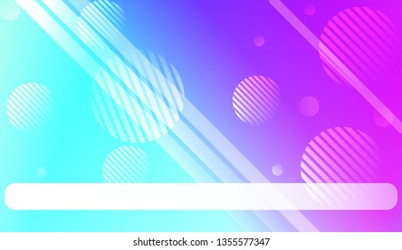 Soft Color Gradient Background with Line, Circle. For Greeting Card, Flyer, Invitation. Vector Illustration