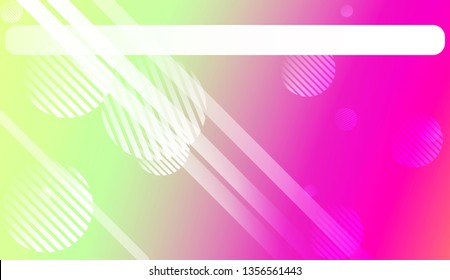 Soft Color Gradient Background with Line, Circle. For Greeting Card, Flyer, Invitation. Vector Illustration