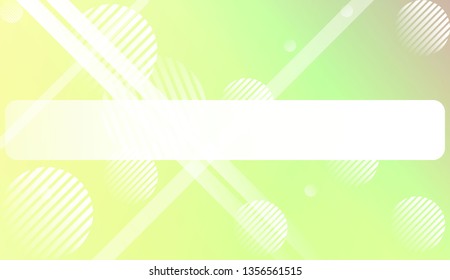 Soft Color Gradient Background with Line, Circle. For Greeting Card, Flyer, Invitation. Vector Illustration