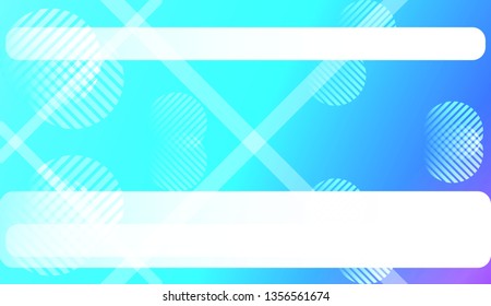 Soft Color Gradient Background with Line, Circle. For Greeting Card, Flyer, Invitation. Vector Illustration