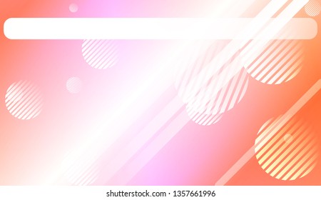 Soft Color Gradient Background with Line, Circle. For Greeting Card, Flyer, Invitation. Vector Illustration