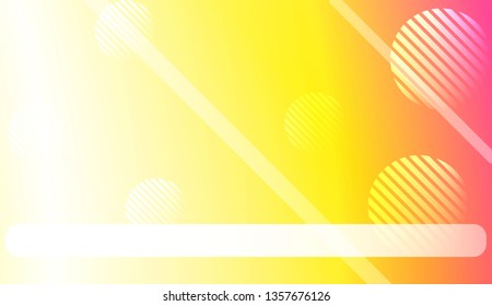 Soft Color Gradient Background with Line, Circle. For Greeting Card, Flyer, Invitation. Vector Illustration