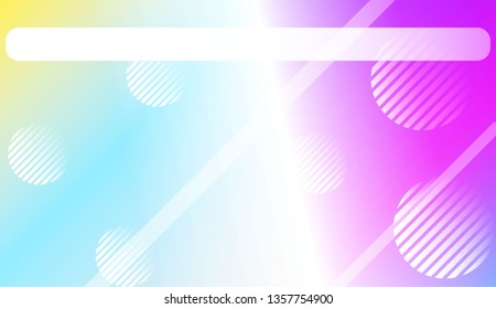 Soft Color Gradient Background with Line, Circle. For Greeting Card, Flyer, Invitation. Vector Illustration