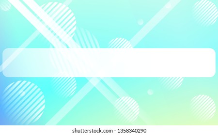Soft Color Gradient Background with Line, Circle. For Greeting Card, Flyer, Invitation. Vector Illustration