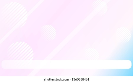 Soft Color Gradient Background with Line, Circle. For Greeting Card, Flyer, Invitation. Vector Illustration