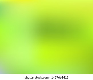 Soft color gradient background. Minimal backdrop with bright rainbow colors. Vector illustration layout. Green colored, natural screen design for user interface or mobile app.