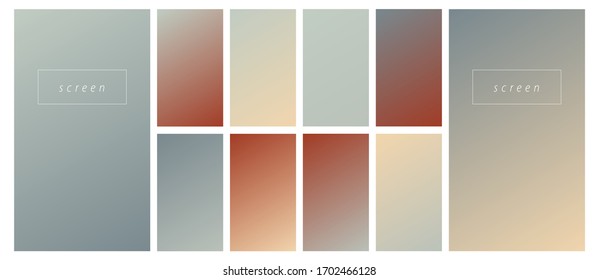Fondo degradado de color suave. Diseño vectorial de pantalla moderna para aplicaciones móviles. Fondo degradado Pastel. Estilo moderno y suave.