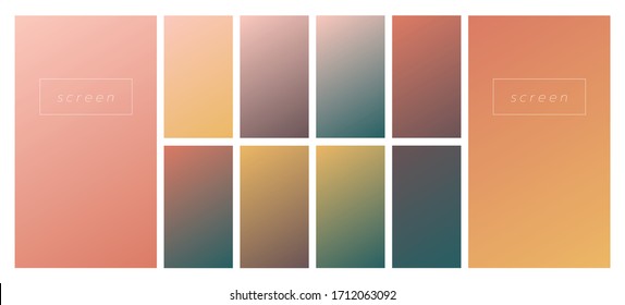 Fondo degradado de color suave. Diseño vectorial de pantalla moderna para aplicaciones móviles. Fondo degradado Pastel. Estilo moderno y suave.