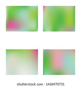 Soft color gradient background. Vector illustration concept. Commercial backdrop with bright rainbow colors. Green colored, natural screen design for user interface or mobile app.