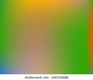 Soft color gradient background. Vector illustration concept. Simple backdrop with bright rainbow colors. Green colored, natural screen design for user interface or mobile app.