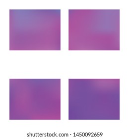 Soft color gradient background. Vector illustration concept. Colorful backdrop with simple muffled colors. Violet colored, natural screen design for user interface or mobile app.