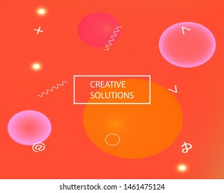 Soft color gradient background. Vector illustration vintage. Light backdrop with simple muffled colors. Red colored, natural screen design for user interface or mobile app.