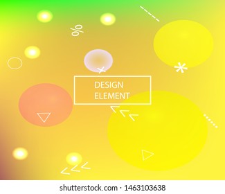 Soft color gradient background. Vector illustration pastel. Flat backdrop with simple muffled colors. Yellow colored, natural screen design for user interface or mobile app.