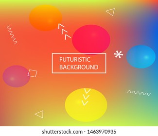 Soft color gradient background. Vector illustration layout. Commercial backdrop with simple muffled colors. Red colored, natural screen design for user interface or mobile app.