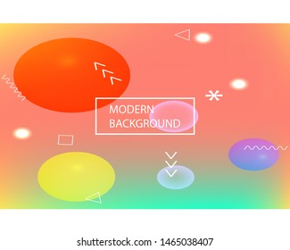 Soft color gradient background. Vector illustration elements. Simple backdrop with simple muffled colors. Pink colored, natural screen design for user interface or mobile app.