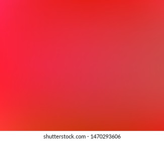 Soft color gradient background. Vector illustration flyer. Flat backdrop with simple muffled colors. Red colored, natural screen design for user interface or mobile app.
