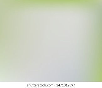 Soft color gradient background. Vector illustration elements. Vibrant backdrop with simple muffled colors. Green colored, natural screen design for user interface or mobile app.