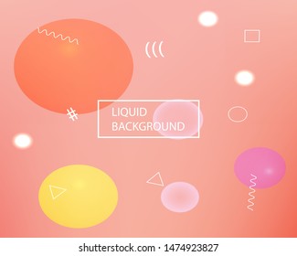 Soft color gradient background. Vector illustration layout. Vibrant backdrop with simple muffled colors. Pink colored, natural screen design for user interface or mobile app.