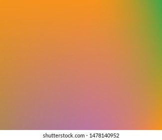 Soft color gradient background. Vector illustration vintage. Colorful backdrop with simple muffled colors. Orange colored, natural screen design for user interface or mobile app.