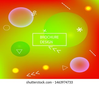 Soft color gradient background. Vibrant backdrop with simple muffled colors. Vector illustration art. Red colored, natural screen design for user interface or mobile app.