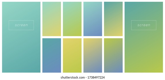 Fondo degradado de color suave. Diseño vectorial de pantalla moderna para aplicaciones móviles. Gradientes pasteles. Estilo de color suave de moda, diseño de plantillas, infografía de negocios, medios sociales, ux, ui.