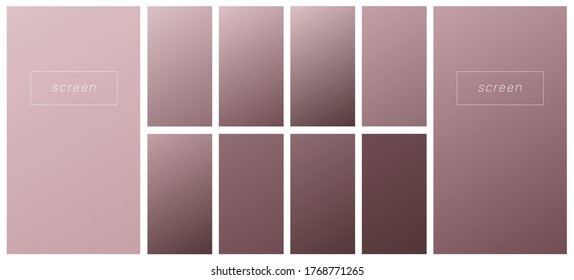Fondo degradado de color suave. Diseño vectorial de pantalla moderna para aplicaciones móviles. Gradientes pasteles. Estilo de color suave de moda, diseño de plantillas, infografía de negocios, medios sociales, ux, ui.