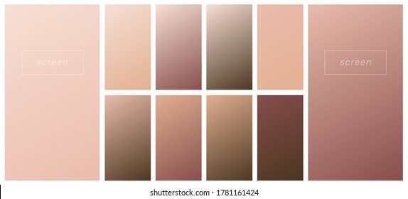 Fondo degradado de color suave. Diseño vectorial de pantalla moderna para aplicaciones móviles. Gradientes pasteles. Estilo de color suave de moda, diseño de plantillas, infografía de negocios, medios sociales, ux, ui.