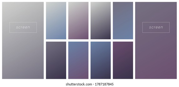 Fondo degradado de color suave. Diseño vectorial de pantalla moderna para aplicaciones móviles. Gradientes pasteles. Estilo moderno de color suave, diseño de plantillas, banner, infografía de negocios, medios sociales, ux, ui.