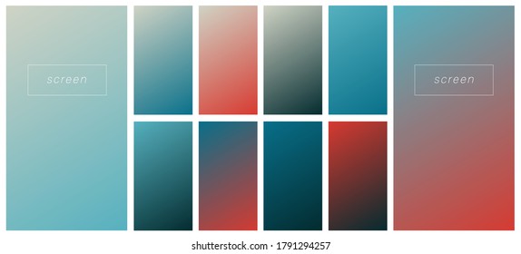 Fondo degradado de color suave. Diseño vectorial de pantalla moderna para aplicaciones móviles. Gradientes pasteles. Estilo moderno de color suave, diseño de plantillas, banner, infografía de negocios, medios sociales, ux, ui.