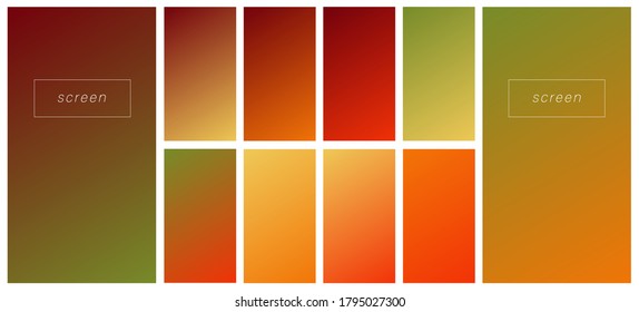 Fondo degradado de color suave. Diseño vectorial de pantalla moderna para aplicaciones móviles. Gradientes pasteles. Estilo de color suave de moda, diseño de plantillas, infografía de negocios, medios sociales, ux, ui.