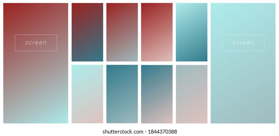 Fondo degradado de color suave. Diseño vectorial de pantalla moderna para aplicaciones móviles. Gradientes pasteles. Estilo de color suave de moda, diseño de plantillas, infografía de negocios, medios sociales, ux, ui.