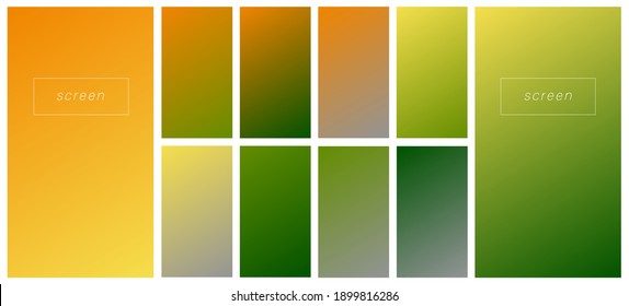 Soft color gradient backgrounds. Modern screen vector design for mobile app. Pastel gradients. Trendy soft color style, template design, business infographic, social media, ux, ui.