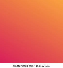Soft color gradient hot pink to light orange color gradient background for banner and social media posts
